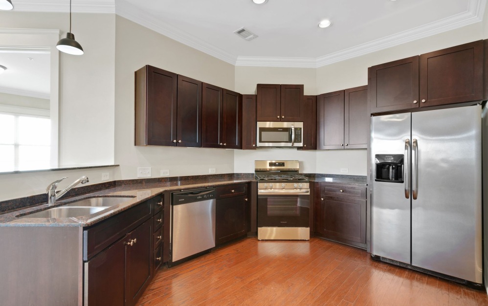 The Peachtree - 2 bedroom floorplan layout with 2 bathrooms and 1147 square feet (Floor 1)